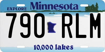 MN license plate 790RLM