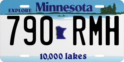 MN license plate 790RMH