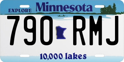 MN license plate 790RMJ