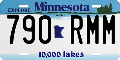 MN license plate 790RMM
