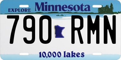 MN license plate 790RMN
