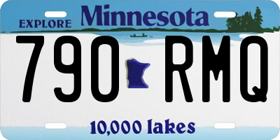 MN license plate 790RMQ