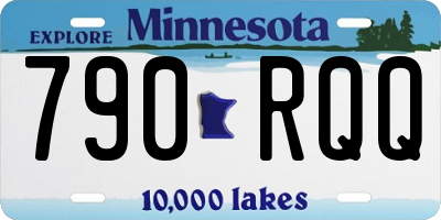 MN license plate 790RQQ