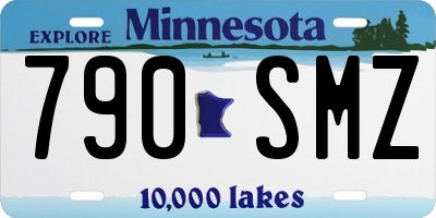 MN license plate 790SMZ