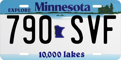 MN license plate 790SVF