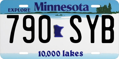 MN license plate 790SYB