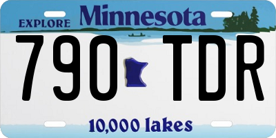 MN license plate 790TDR