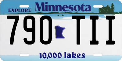 MN license plate 790TII