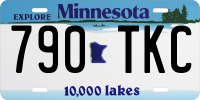 MN license plate 790TKC