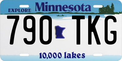 MN license plate 790TKG