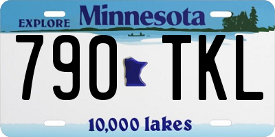 MN license plate 790TKL