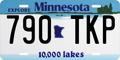 MN license plate 790TKP