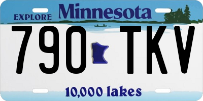 MN license plate 790TKV