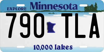 MN license plate 790TLA