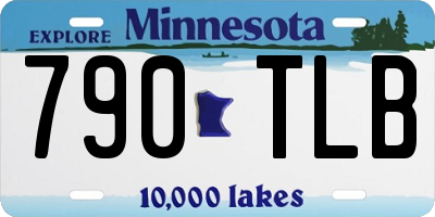 MN license plate 790TLB
