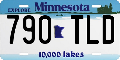 MN license plate 790TLD