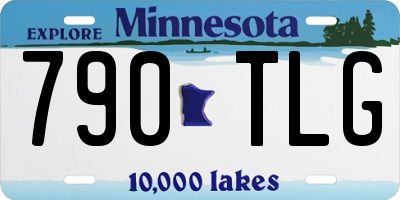 MN license plate 790TLG