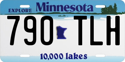 MN license plate 790TLH