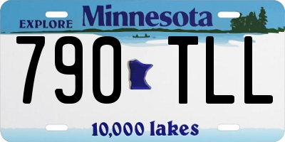 MN license plate 790TLL