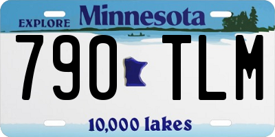 MN license plate 790TLM