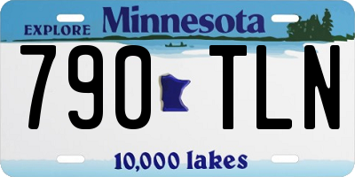 MN license plate 790TLN
