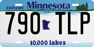 MN license plate 790TLP