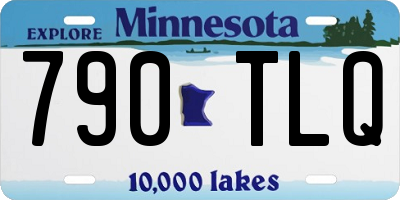 MN license plate 790TLQ