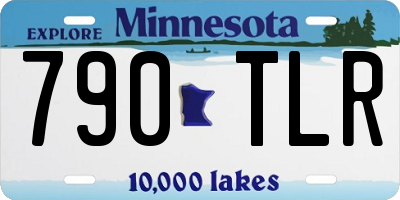 MN license plate 790TLR