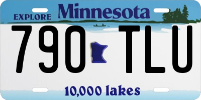 MN license plate 790TLU