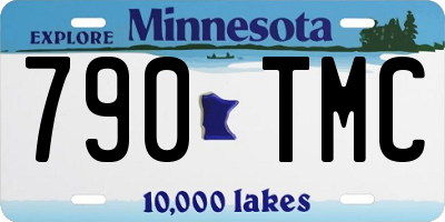 MN license plate 790TMC