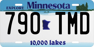 MN license plate 790TMD