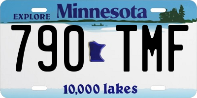 MN license plate 790TMF