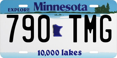 MN license plate 790TMG