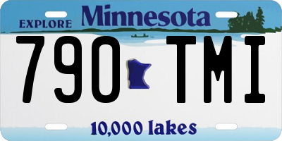 MN license plate 790TMI