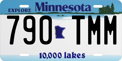 MN license plate 790TMM