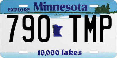 MN license plate 790TMP