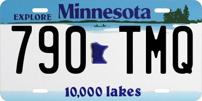 MN license plate 790TMQ