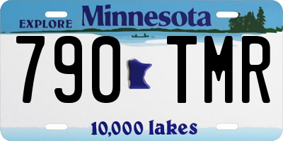MN license plate 790TMR