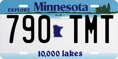 MN license plate 790TMT