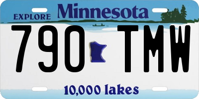 MN license plate 790TMW