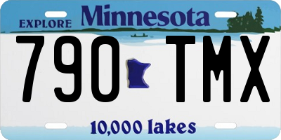 MN license plate 790TMX