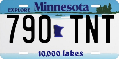 MN license plate 790TNT