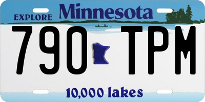 MN license plate 790TPM