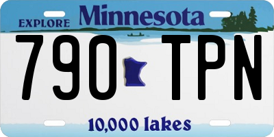 MN license plate 790TPN