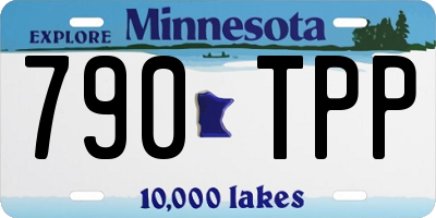 MN license plate 790TPP