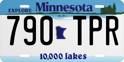 MN license plate 790TPR