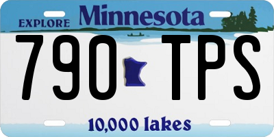 MN license plate 790TPS