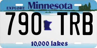 MN license plate 790TRB