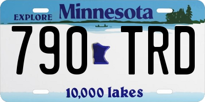 MN license plate 790TRD