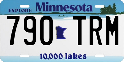 MN license plate 790TRM